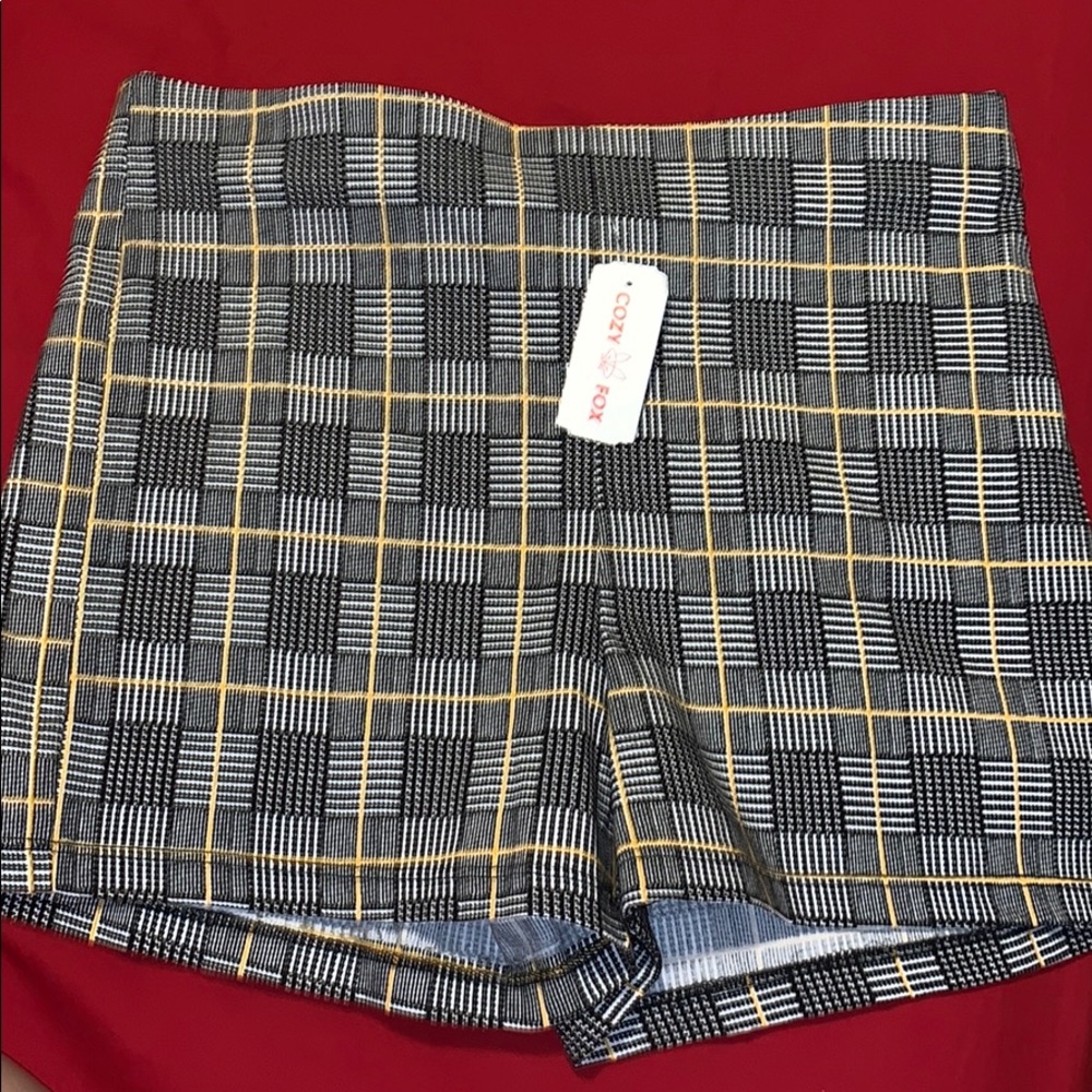 Plaid shorts